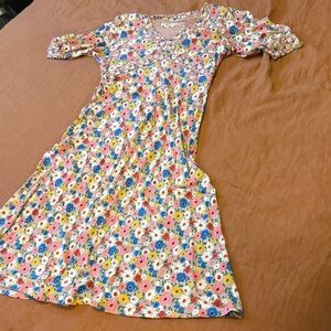 Boden Dress US 6P UK10 P Floral Dress